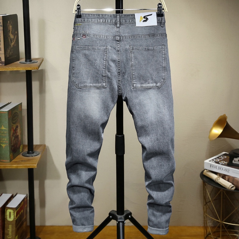 Quần Bò Bạc Dáng Ôm Quần Jeans Nam Bạc Chất Mịn Thời Trang Cá Tính