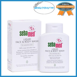 Sữa Rửa Mặt và Tắm Toàn Thân cho Da Nhạy Cảm Sebamed Liquid Face & Body Wash (50ml - 200 ml)