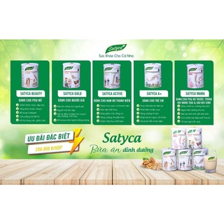 Sữa _ sữa Satyca Yến Mạch giúp tăng cường sức khỏe cho người lớn tuổi 400gr