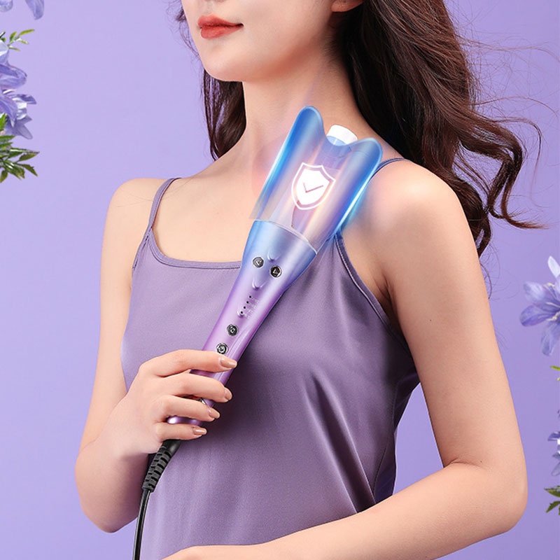 Máy uốn tóc JIASHI tạo kiểu gợn sóng lớn tự động sử dụng tại nhà
