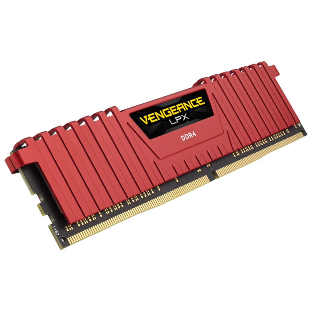 BỘ NHỚ RAM GẮN TRONG CORSAIR DDR4 VENGEANCE LPX 16GB (2X8GB) 2666 C16R ĐỎ