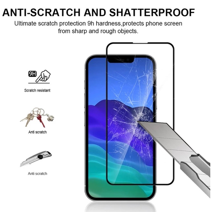 Kính Cường Lực iP Chống Nhìn Trộm 13Promax/13Pro/13/12/11 Pro Promax Mini Full Viền Màn Mỏng Đẹp Siêu Bền