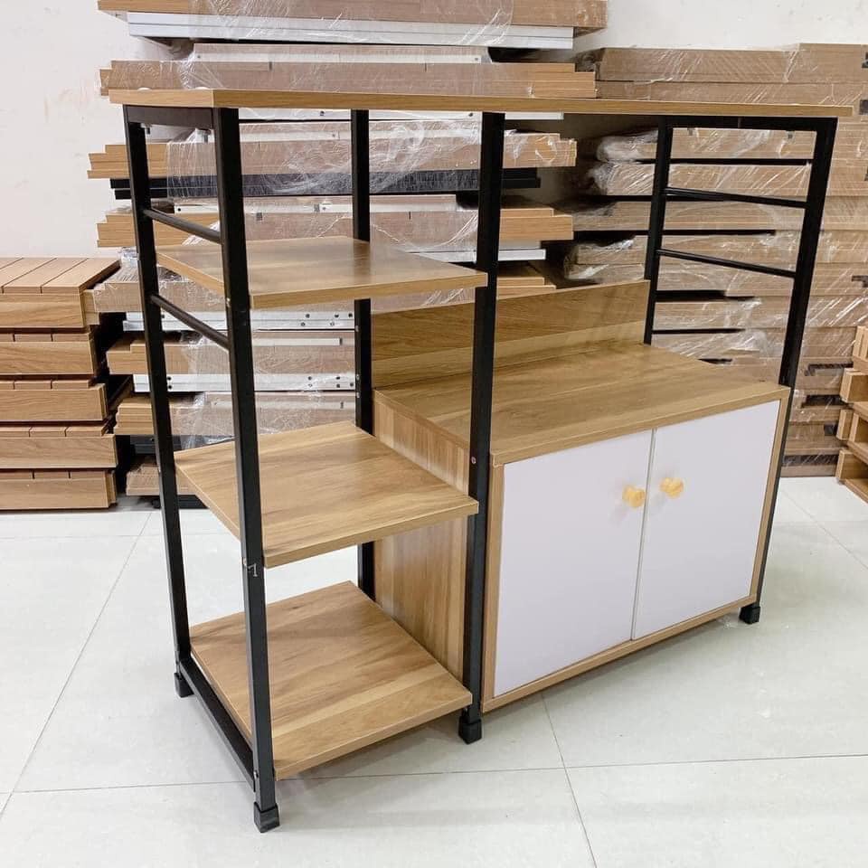 (GIAO HỎA TỐC) KỆ BẾP KỆ LÒ VI SÓNG KỆ LÒ NƯỚNG GỖ MDF ĐA NĂNG 70X78X30CM