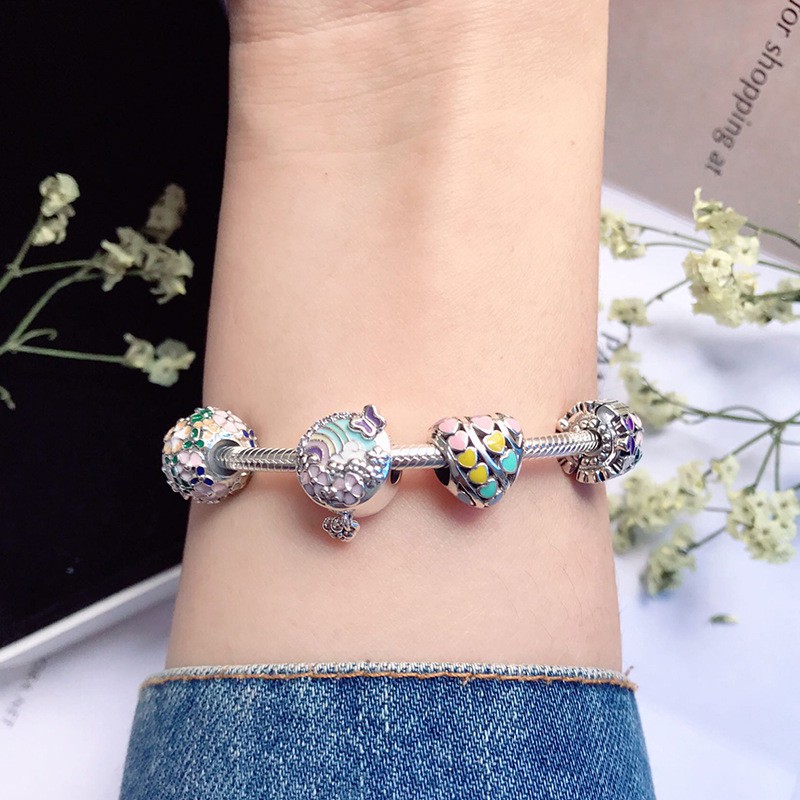 [Hàng cao cấp] Vòng Bạc S925 ALE Cao Cấp - Vòng Charm Bạc Chuẩn S925 - Mã sản phẩm VONGBAC_DN046