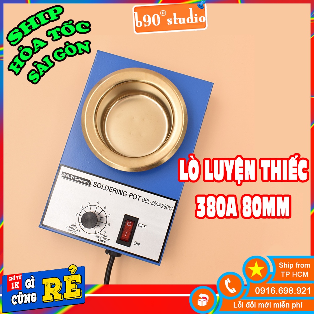 Lò nấu thiếc không chì 80mm công suất cao 350W độ bền cao, chống ăn mòn