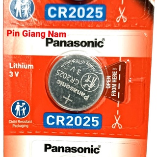 Pin CR2025 Panasonic 3V Lithium vỉ 1 viên