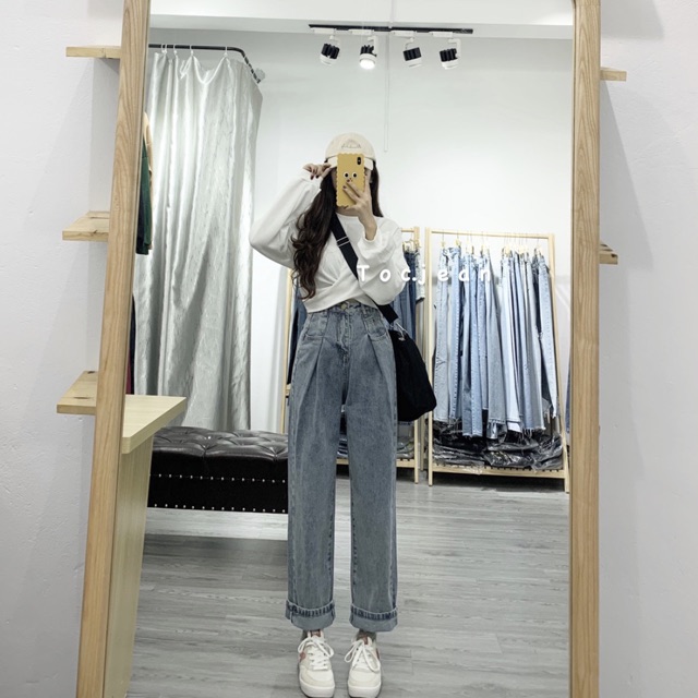 QUẦN JEAN GẤP NẾP TÚI -101 | BigBuy360 - bigbuy360.vn