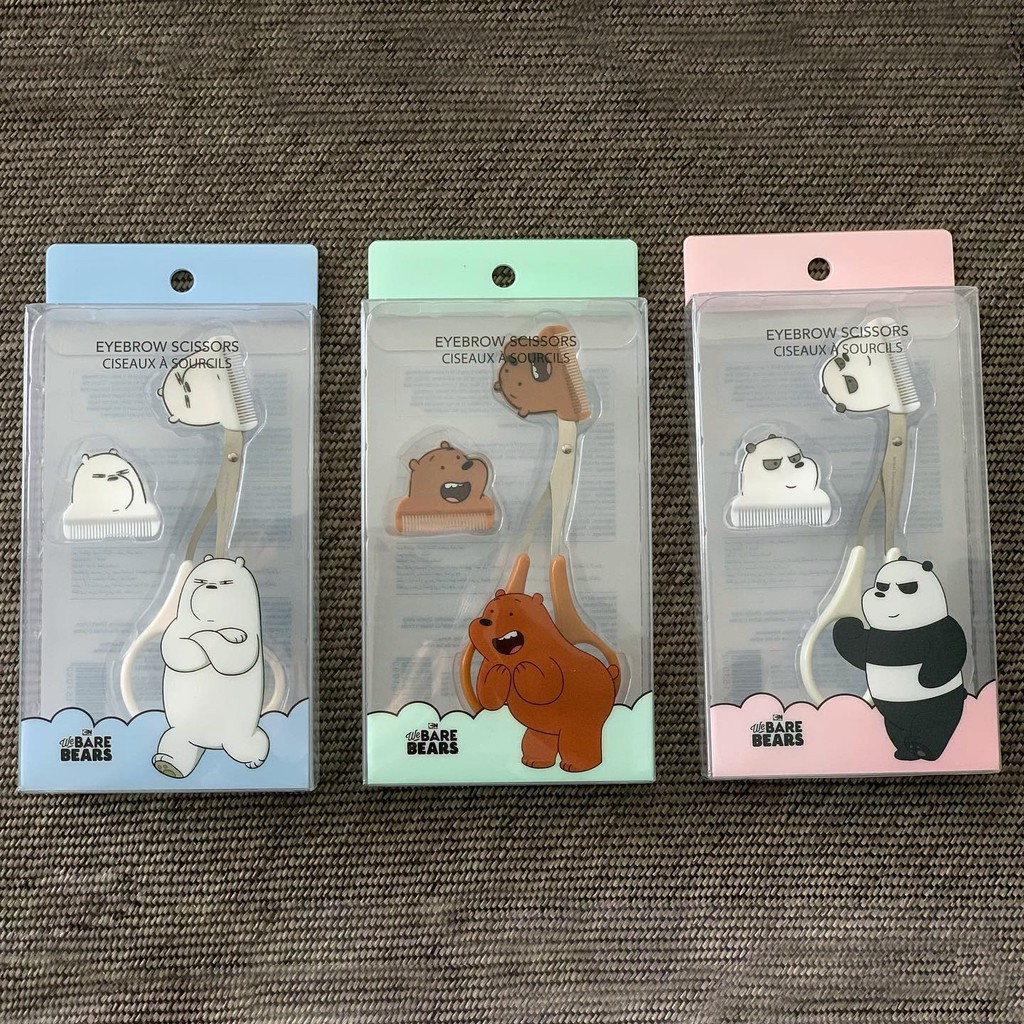 Kéo tỉa lông mày anh em gấu We Bare Bears Chúng tôi đơn giản là gấu