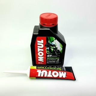 Nhớt MOTUL xe tay ga Scooter Expert LE 10W40 800ml tặng nhớt hộp số Motul Gear Oil 80W90