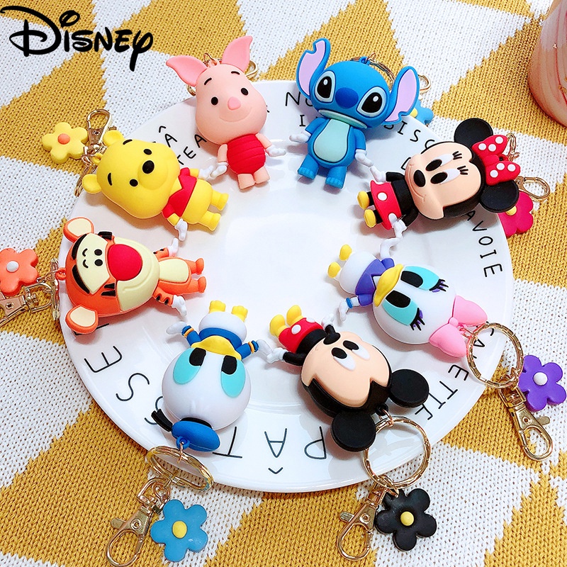 Móc chìa khóa 7 mẫu nhân vật hoạt hình Disney dễ thương tùy chọn