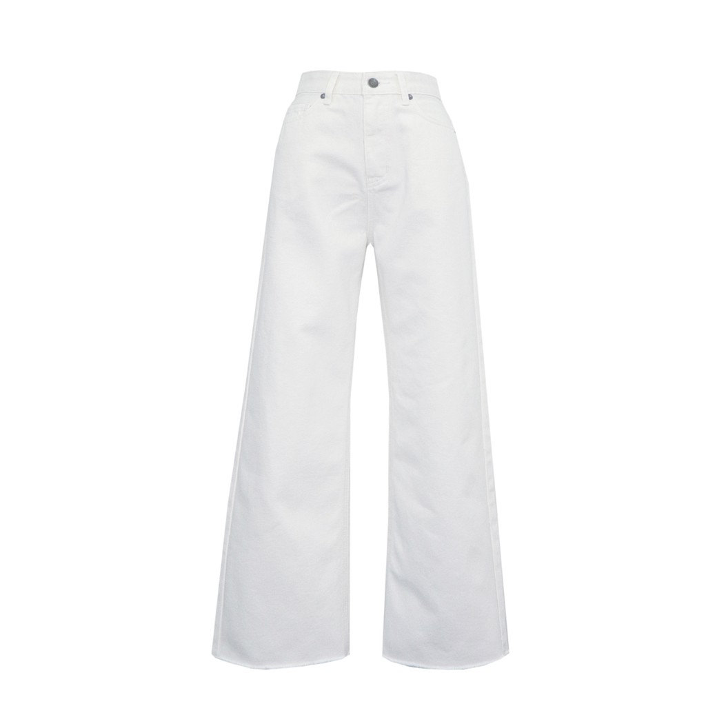 Quần jeans trắng ống rộng WIDE-LEG JEANS WHITE