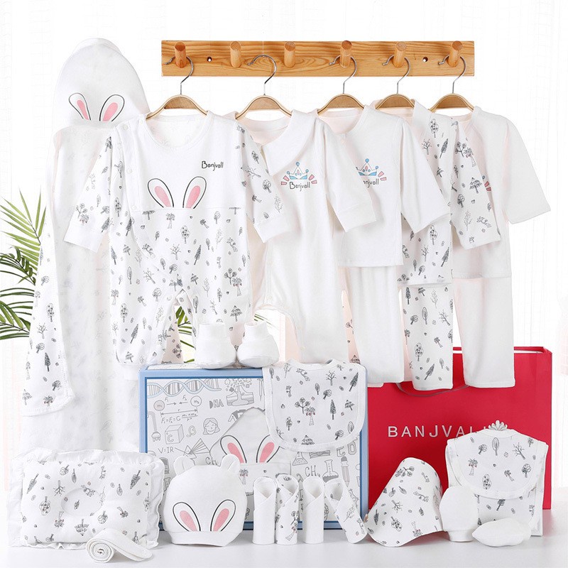 Set Đồ Cotton Chất Lượng Cao Cho Bé Sơ Sinh 0-6 Tháng Tuổi