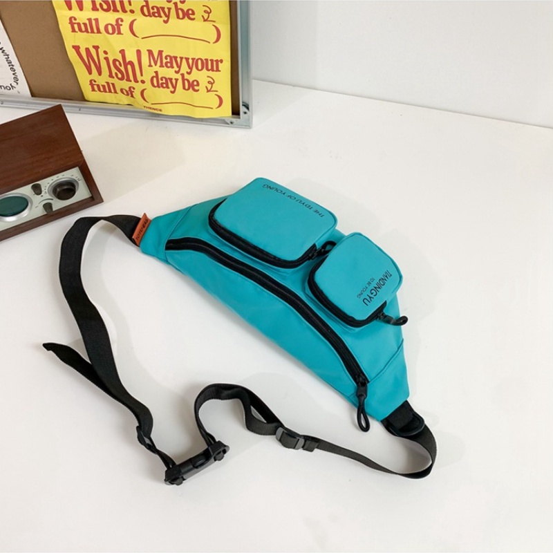 Túi Đeo Chéo Ngực Bằng Nylon Thời Trang Hàn Quốc Cho Nam