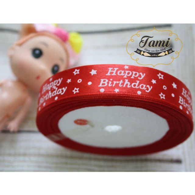 Dây Ruy Băng Happy Birthday
