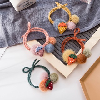 CH099 Cột tóc Strawberry handmade 4 màu