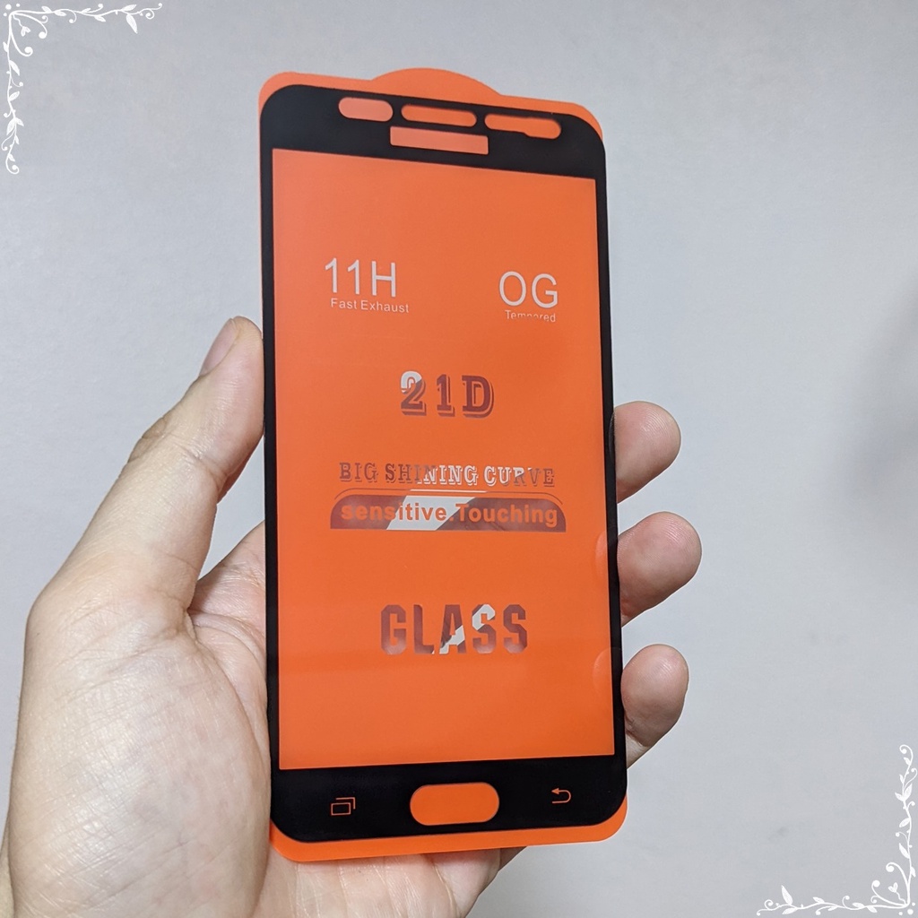 Kính Cường Lực Tràn Viền, Dán Full Màn Hình SAMSUNG J4 Core/J4 Plus/J6 Plus/J7 Plus/J7 Prime/J7 Pro