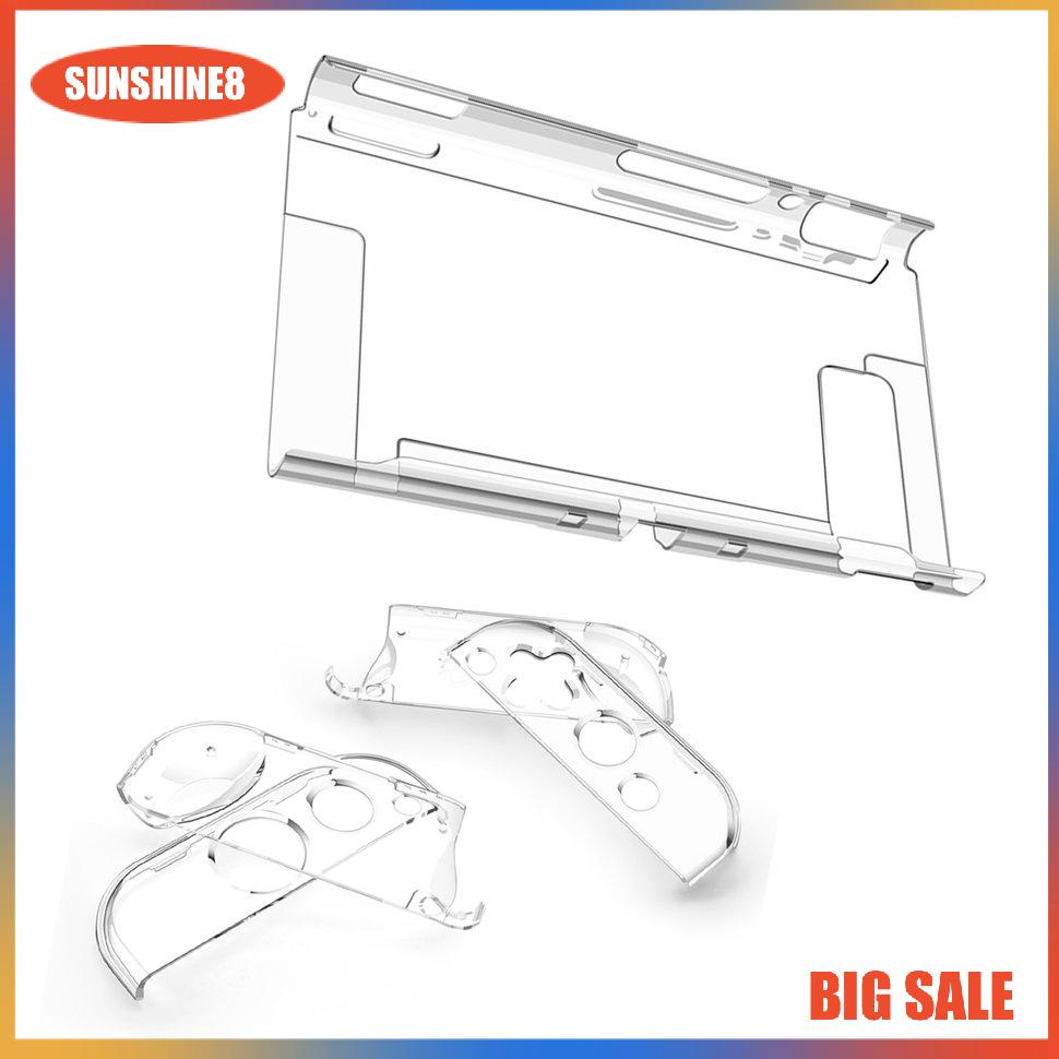 【SUN】For Nintendo Switch Protect Crystal Transparent Anti-Damage &amp; Dust Case Shell