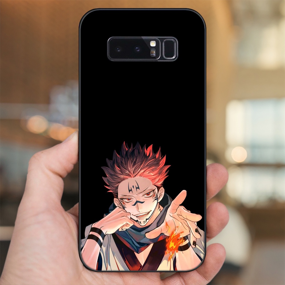 Ốp lưng Samsung Note 8 viền đen in hình Yuji Jujutsu Kaisen