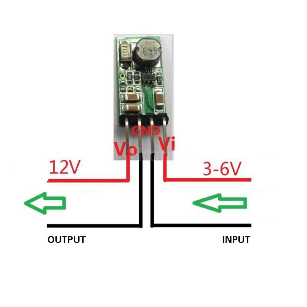 Mô-đun tăng áp DC - DC từ 3.3V 3.7V 4.5V 5V lên 12V chất lượng cao