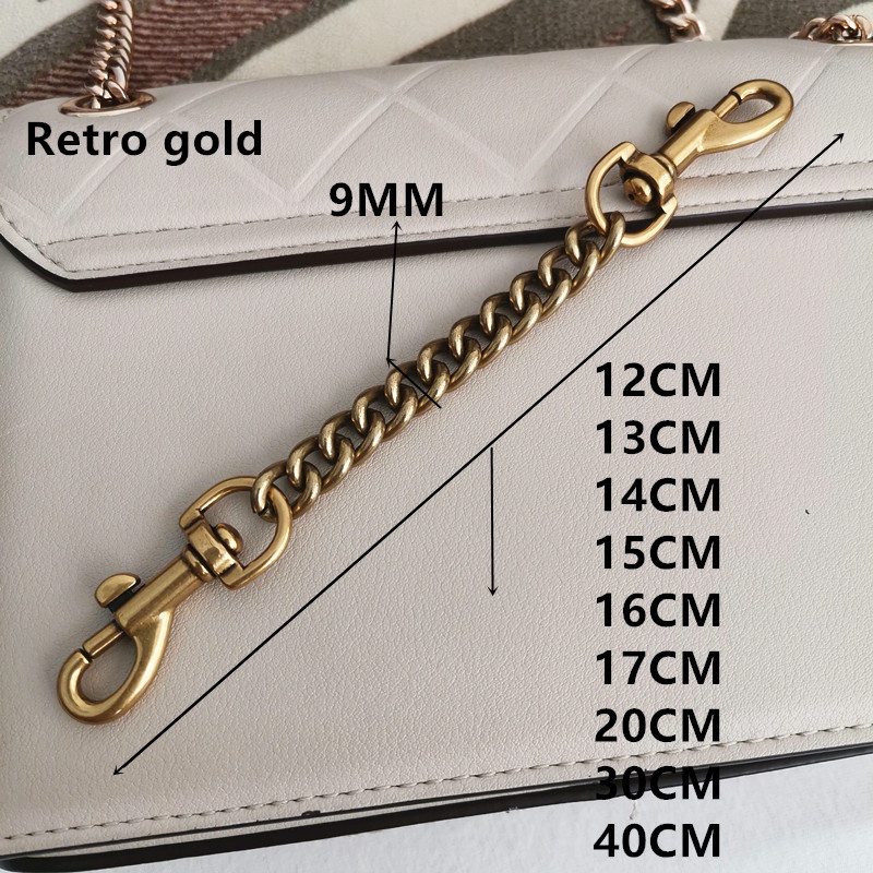 Dây Xích Bằng Kim Loại Mở Rộng Túi Xách Đeo Vai Có Thể Điều Chỉnh