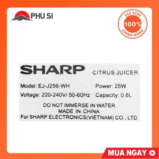 Máy vắt cam Sharp EJ-J256-WH