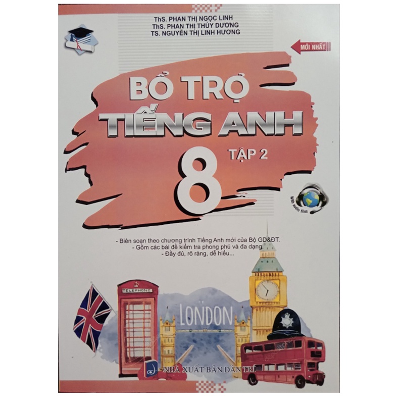 Sách - Combo Bổ Trợ Tiếng Anh 8 (Tập 1 + Tập 2)