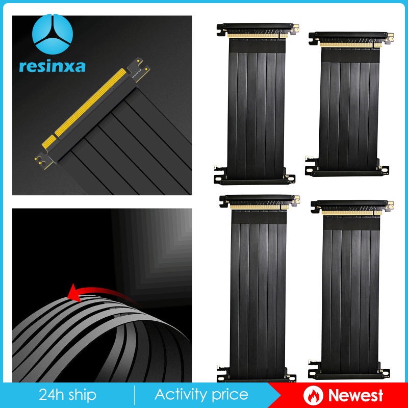 Universal Full 0 PCIE X16 Riser Card Extension - Cáp nối dài 180 3.0 - có Antijam cho