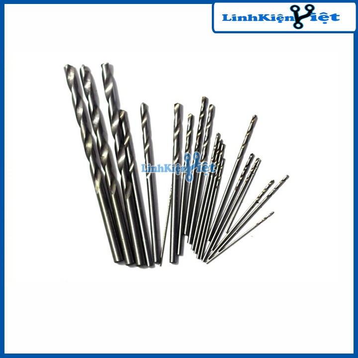 Bộ 21 Mũi Khoan 0.6-0.8-1.0-1.2-1.5-2.0-3.0mm Mỗi Loại 03 Chiếc