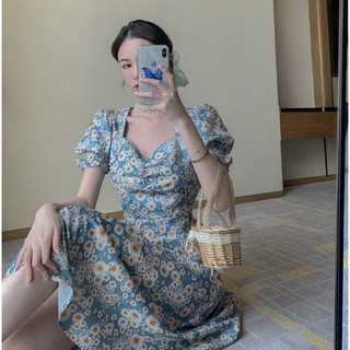 Váy hoa nhí kiểu Pháp vintage