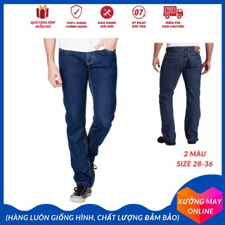 Quần jean nam ống suông có co dãn size từ 28 đến 36 thích hợp mặc đi làm, đi chơi hay dạo phố-XM039