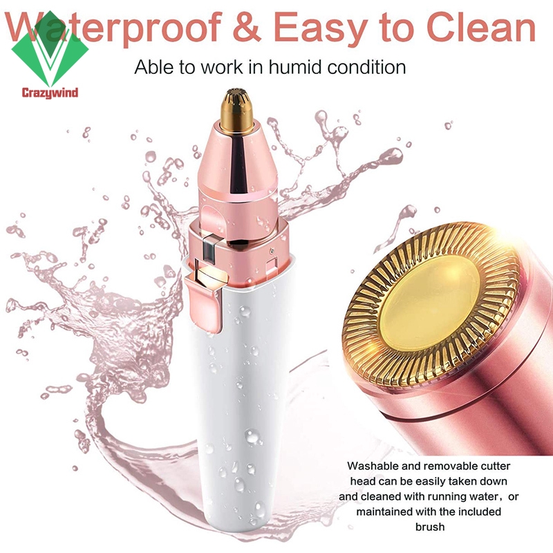 (Hàng Mới Về) Máy Cạo Lông Mày 2 Trong 1 Sạc Usb Cho Nữ | BigBuy360 - bigbuy360.vn