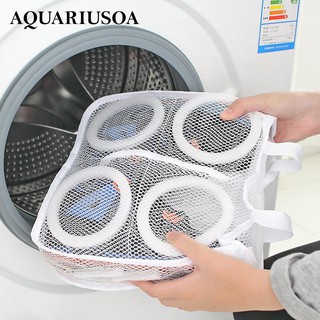 Túi Giặt Giày Và Đồ Lót Chống Sốc Hình Vuông Dễ Dàng Giặt Máy Bảo Vệ Tốt Cho Đôi Giày Của Bạn