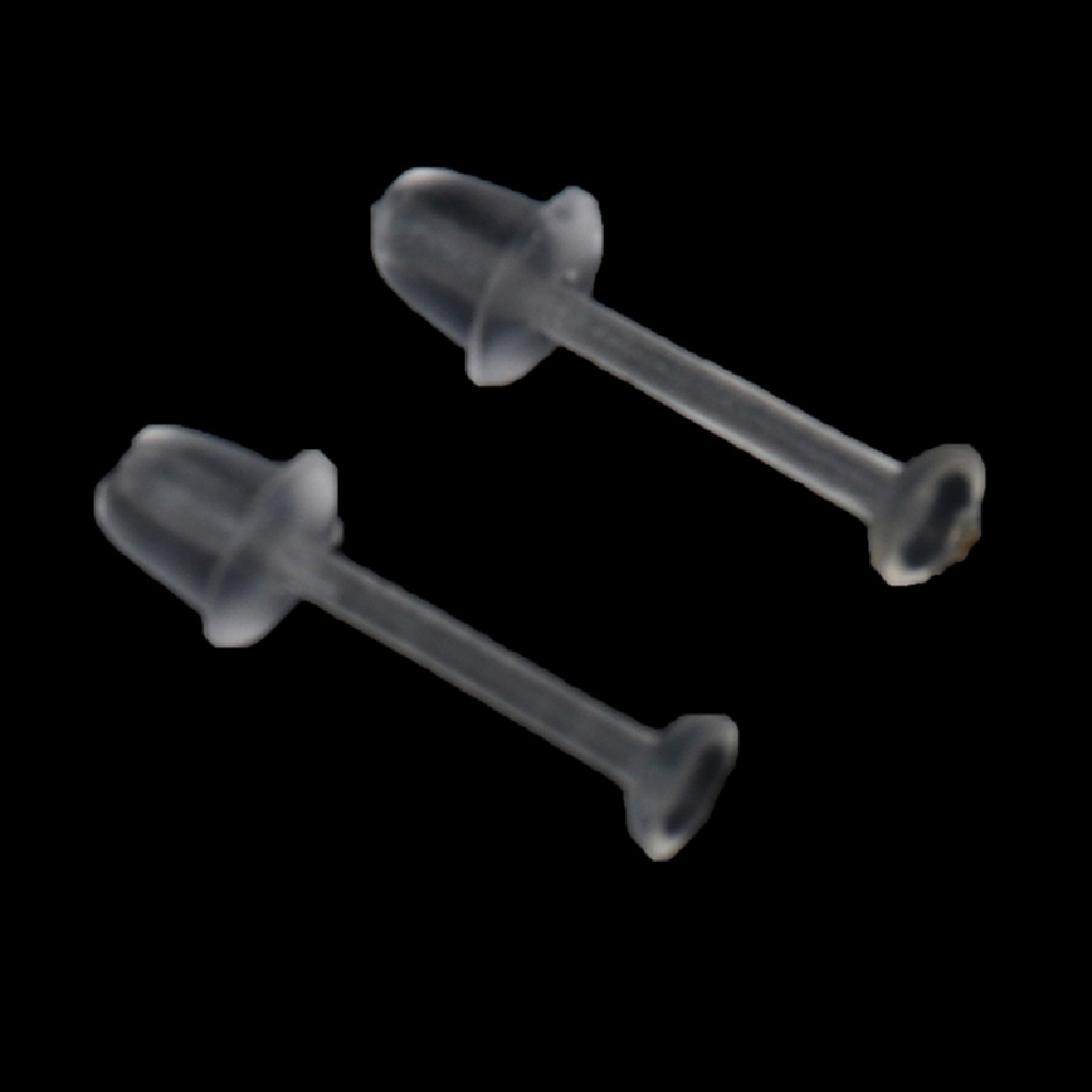 Set 100 Ghim Và Bông Tai Bằng Nhựa Trong Suốt Tiện Dụng