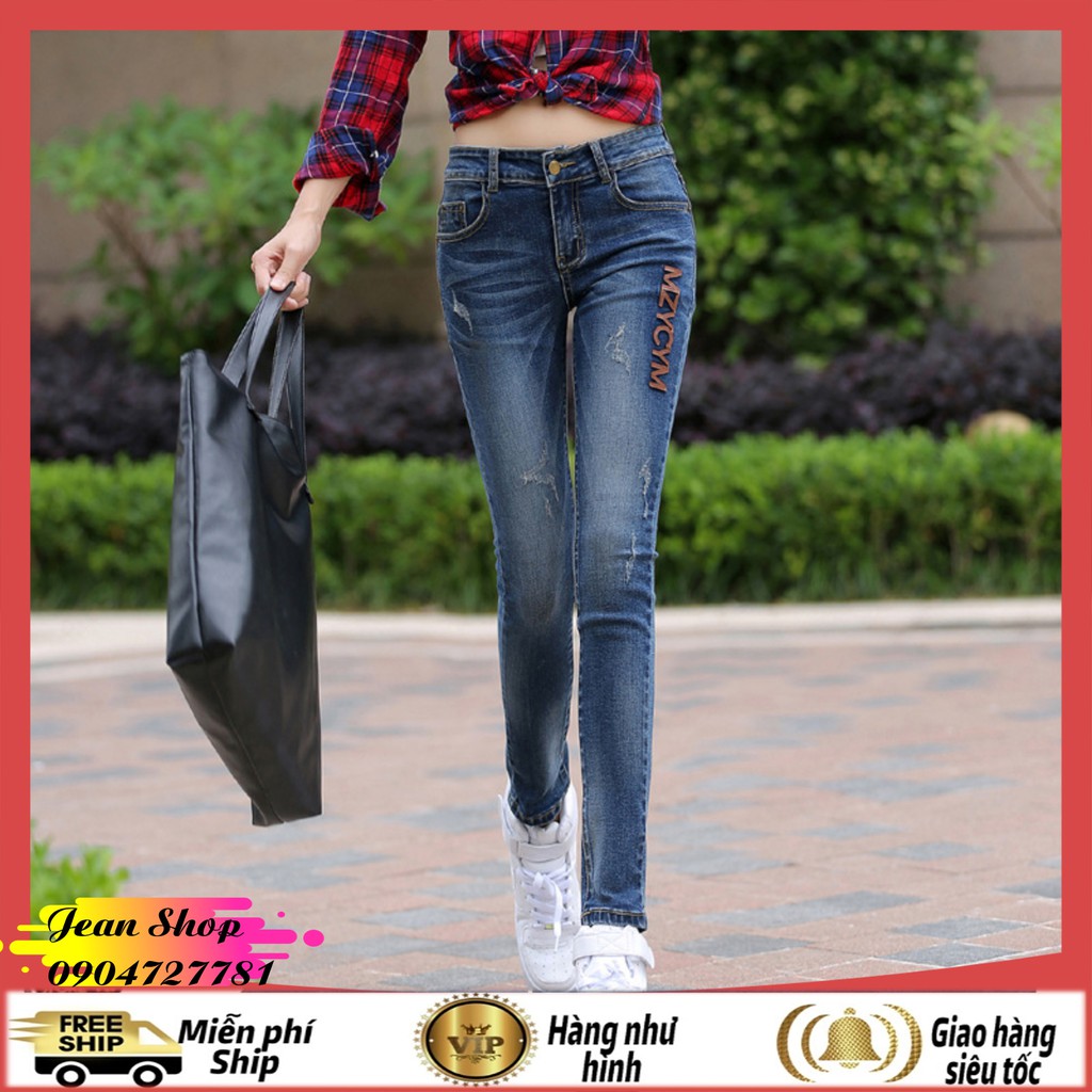 Quần bò cạp cao đẹp 🍎FREE SHIP🍎 Quần jean nữ hàng quảng châu cao cấp Q26 | BigBuy360 - bigbuy360.vn