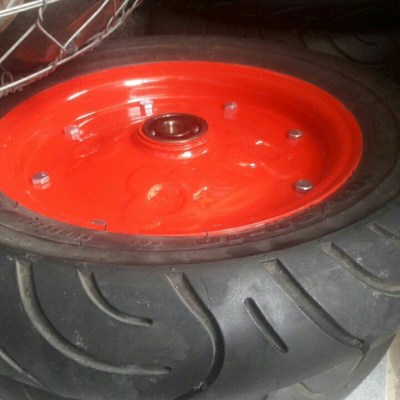 Bánh xe rùa số 10 Loại mâm dày đặc biệt + ruột tốt   chuyên dụng