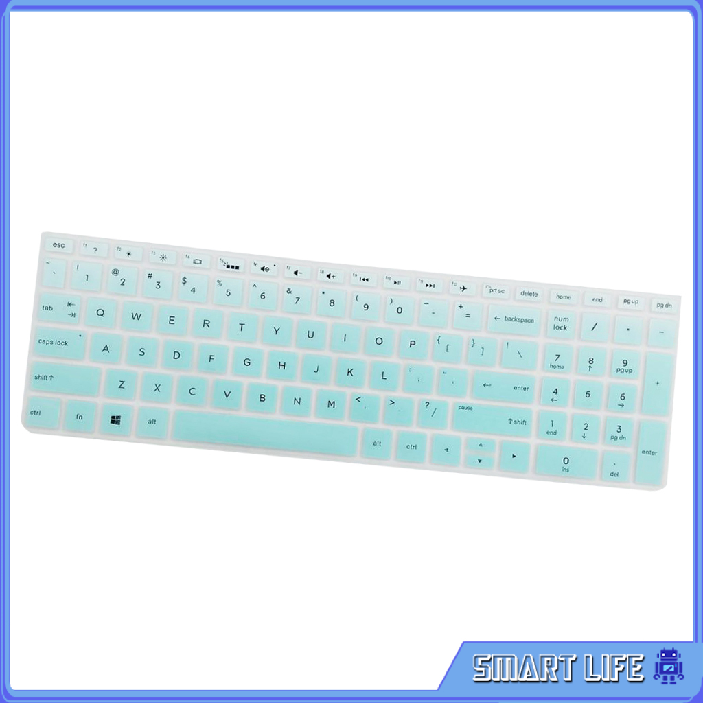 [Smart Life 🔑]Soft Laptop Keyboard Skin Protector Cover For HP 15.6 inch BF Blue