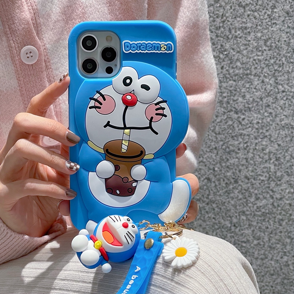 Ốp Điện Thoại Silicon Mềm In Hình doraemon Cho iphone 7 / 7 plus / x / xs max / x / 8 / 11 pro max / 12 pro / 12 pro max 13 pro max