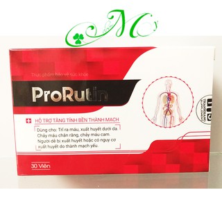 Pro Rutin - Hỗ trợ tăng tính bền thành mạch, hết chảy máu, dùng cho người bệnh trĩ