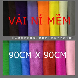 (90x90cm) vải nỉ mềm nguyên liệu thủ công, phụ liệu handmade may treo nôi]