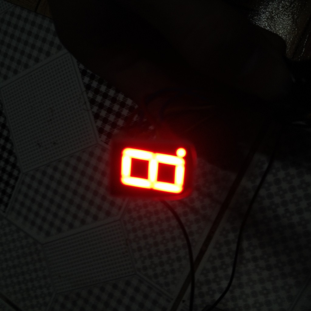 Led báo số xe máy 01234