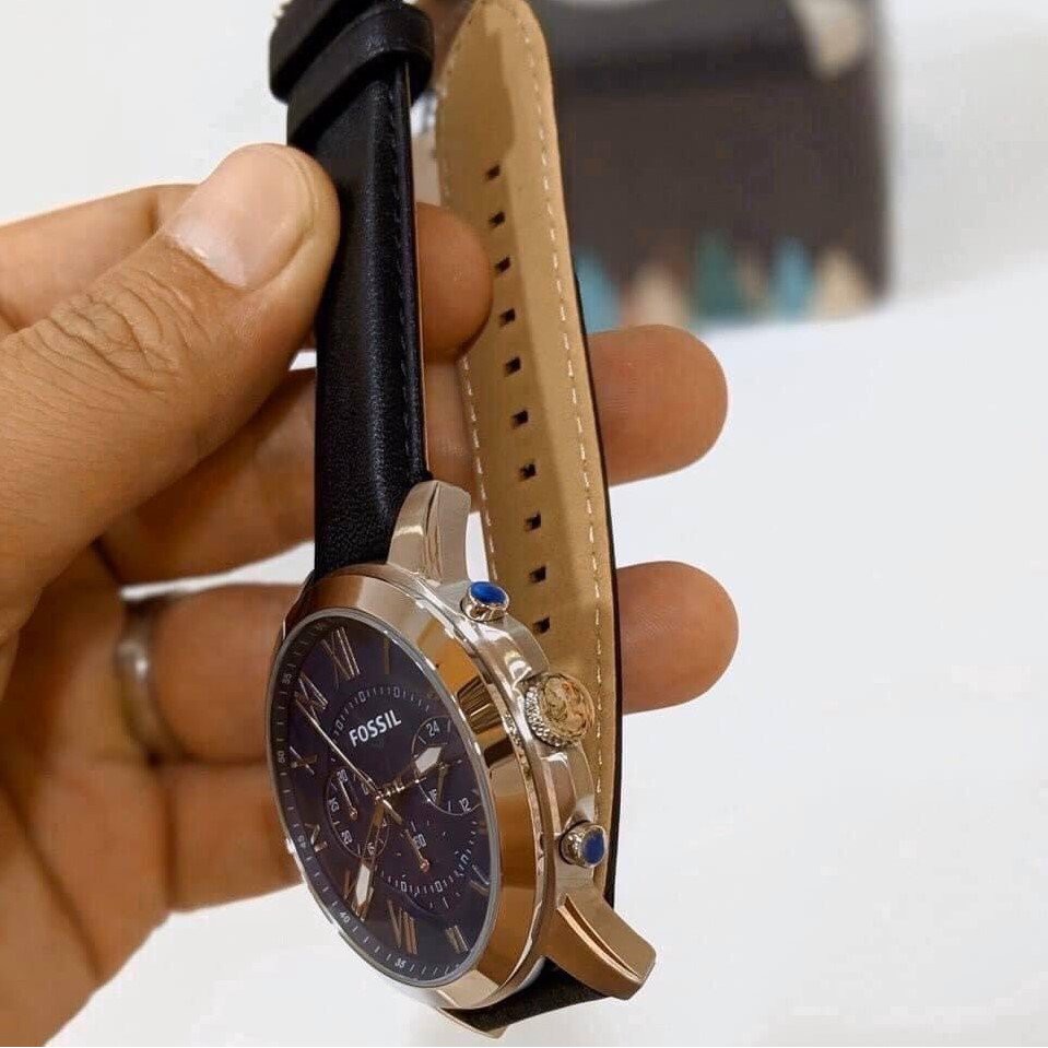 Đồng Hồ Fossil Nam FS4990 Dây Da 44mm Authentic