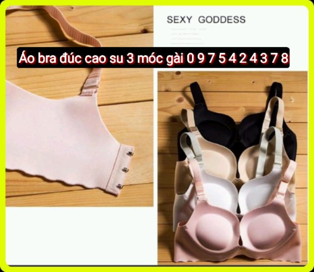 ÁO BRA ĐÚC CAO SU ĐỆM DÀY BẢN LƯNG TO 3 MÓC GÀI - SỈ SỐ LƯỢNG LỚN