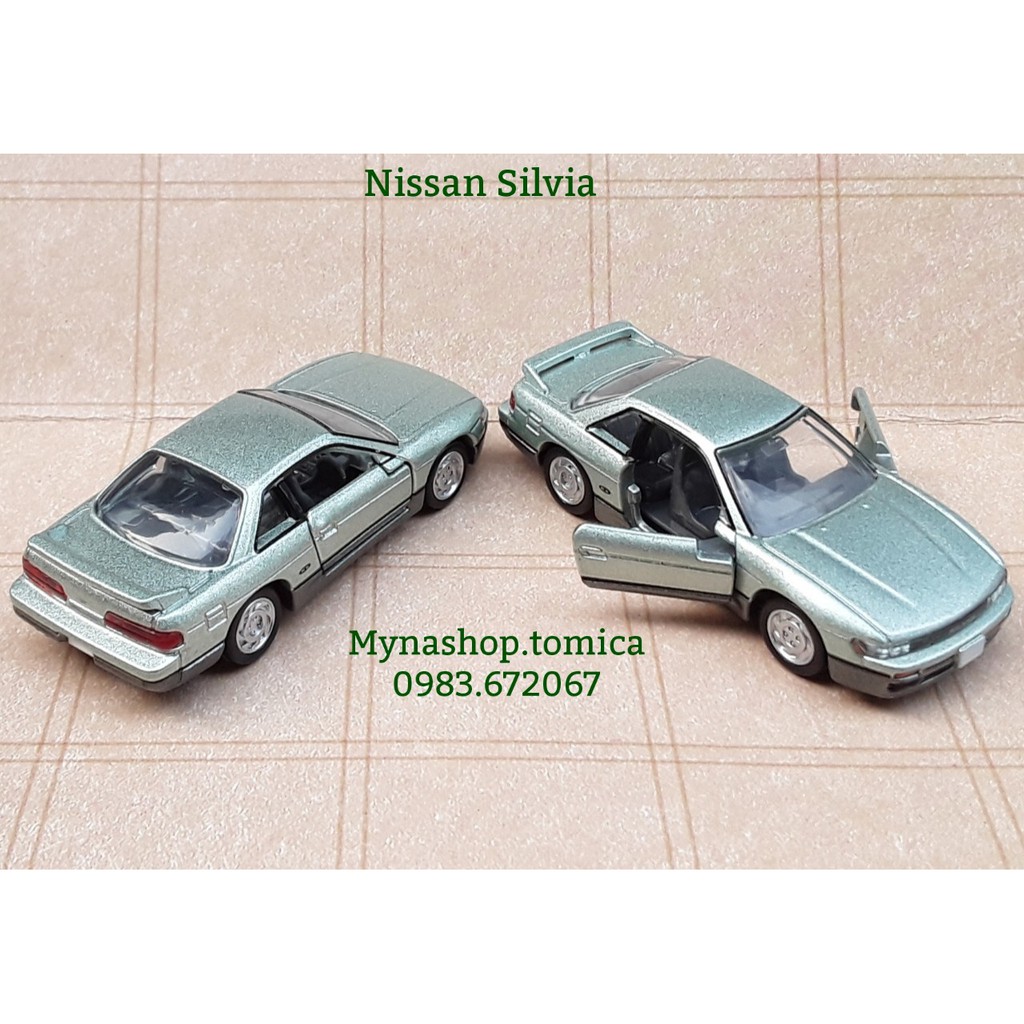 Đồ chơi mô hình tĩnh xe tomica premium không hộp, Nissan Silvia