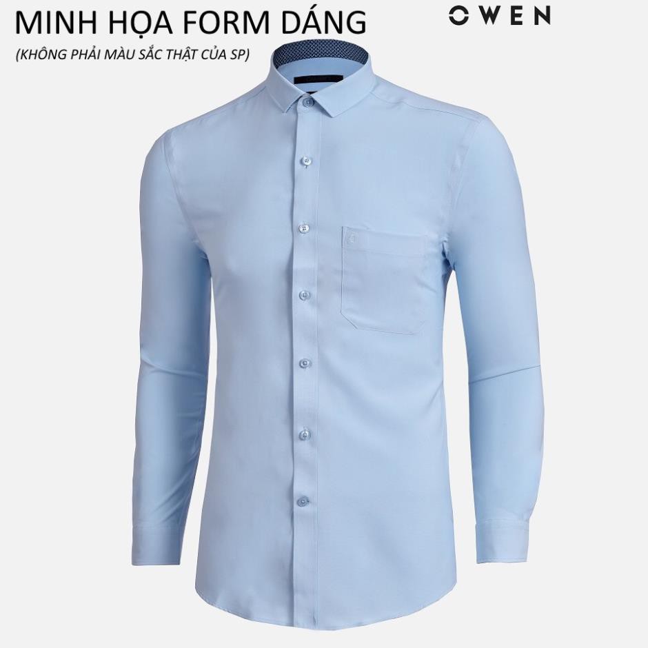 Sale Chính Hãng OWEN - Áo sơ mi dài tay OWEN REGULAR FIT 90032 - Áo sơ mi nam dài tay hot 🌺 neww * ! %