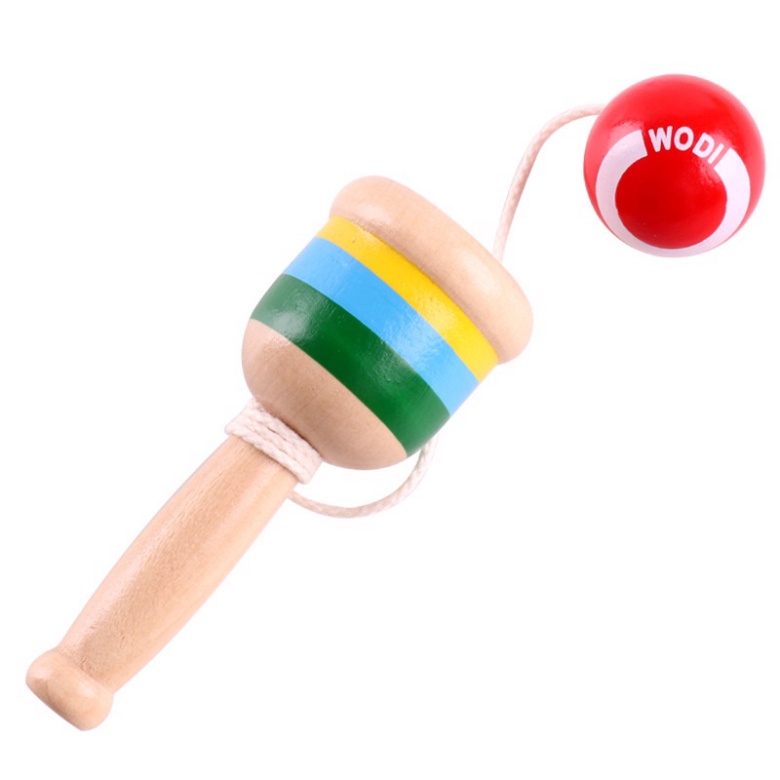 Đồ Chơi Gỗ Kendama - Đồ Chơi Giáo Dục An Toàn Cho Bé TRITUEVIET