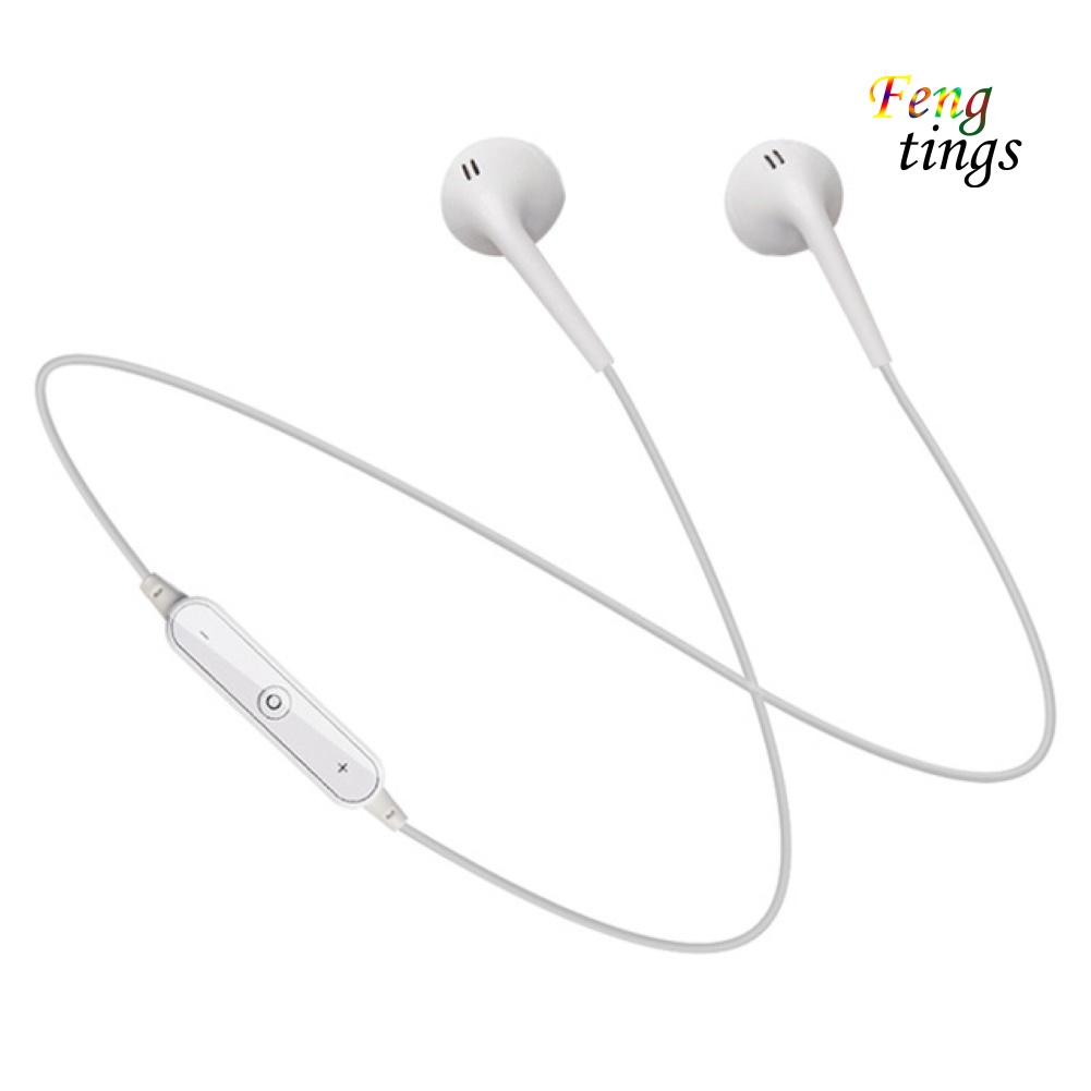 【FT】Neck Hanging In-Ear Wireless Bluetooth Earphone Stereo Headphone with Microphone