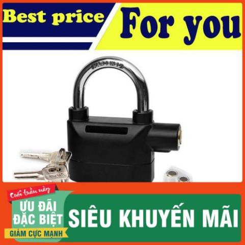 FREESHIP Ổ Khóa Chống Trộm Cướp Xe Máy Alarm Lock Có Còi Báo Động tiện lợi giá si