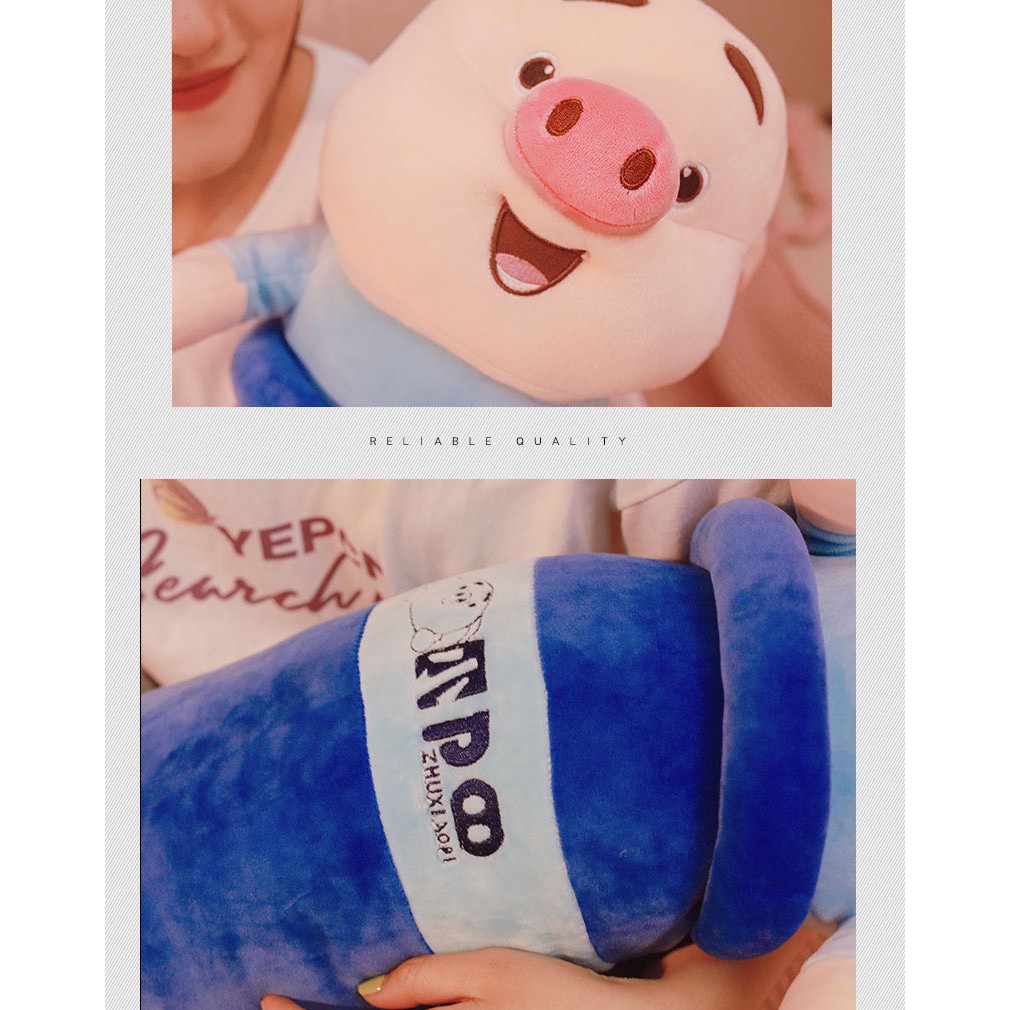 Gối Ôm Hình Heo Tiktok size 85cm Hàng Loại 1