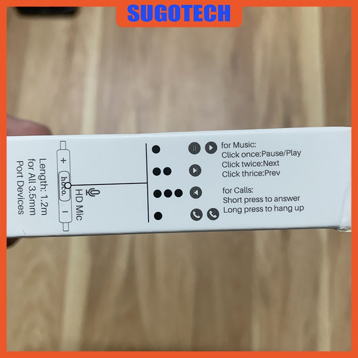 Tai nghe có dây nhét tai Hoco M1 Pro chính hãng, chống ồn, có mic, full chức năng