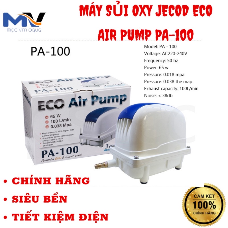 MÁY OXY HỒ CÁ JECOD PA-100